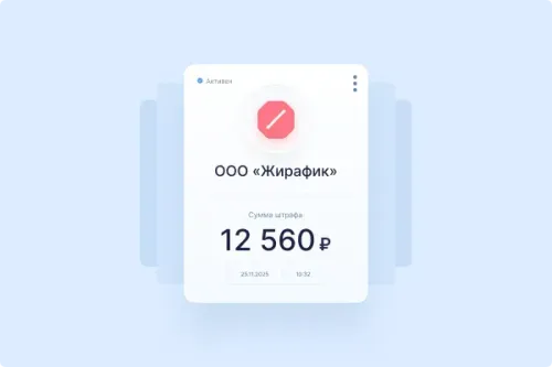 Раздел «Штрафы»